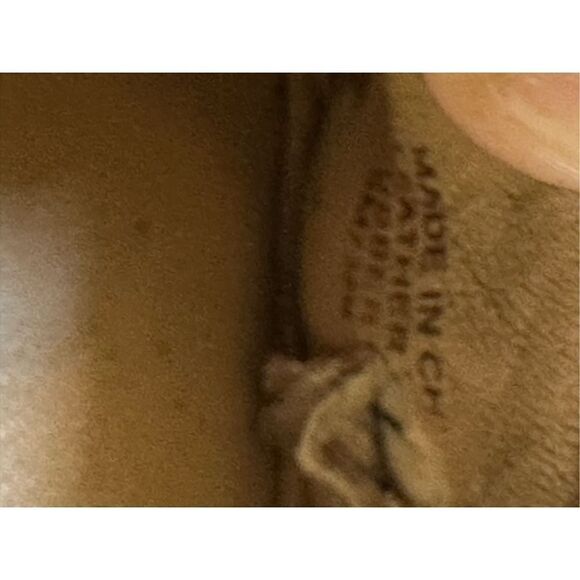 Michael Kors Dixie Nude Black Patent Leather Cap Toe Gold Logo Ballet Flat 7.5 - Picture 6 of 7